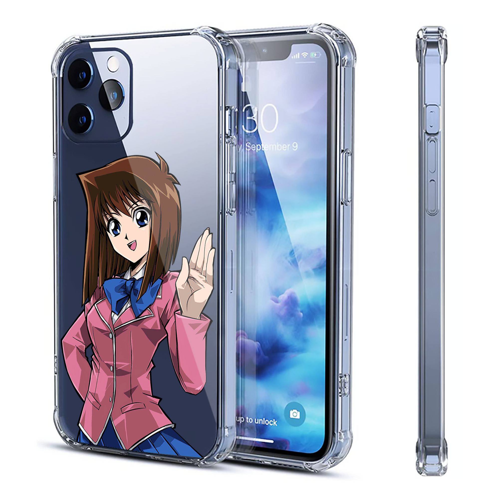 （画像用） 遊☆戯☆王 Yu-Gi-Oh! 【iPhone 12シリーズ対応】透明スマホケース（クリアソフトケース）